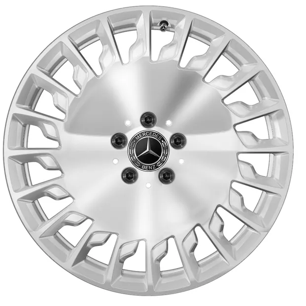Колёсный диск многоспицевый 19" 9,5J x 19 ET43,5 серебристый полированный Mercedes-Benz A22240137007X15