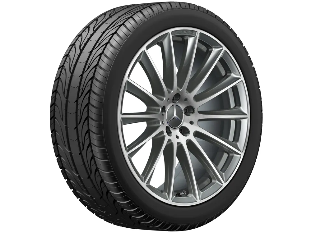 Колёсный диск AMG многоспицевый 20" 10J x 20 ET48,1 серый титан Mercedes-Benz A22340116007X21