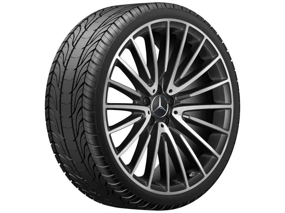 Колёсный диск AMG многоспицевый 21" 10J x 21 ET48 чёрный Mercedes-Benz A22340118007X23