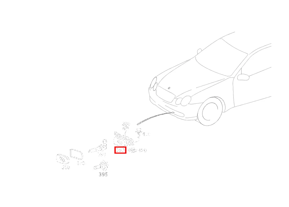 Противотуманная фара правая Mercedes-Benz A2308200456