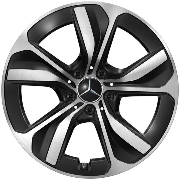 Колёсный диск Aero 5 спиц 18" 8J x 18 ET44,9 чёрный с проточкой Mercedes-Benz A23640116007X23