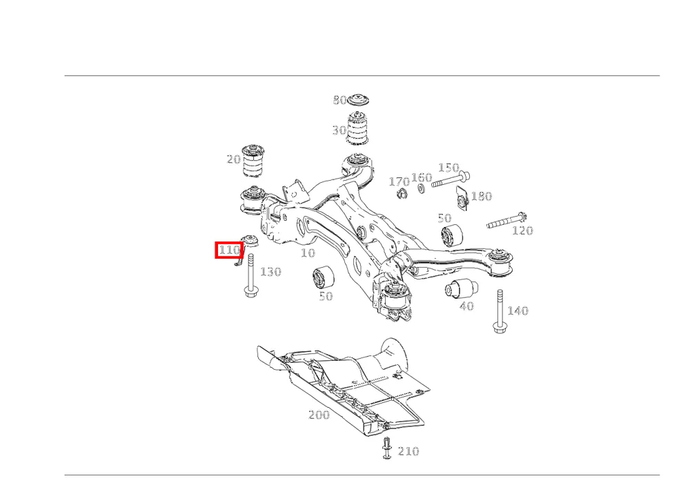 Упорная пластина левая и правая передняя Mercedes-Benz A2463520039