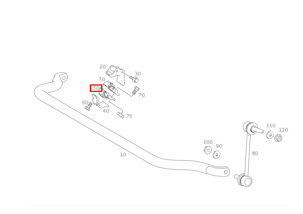 Резиновая опора Mercedes-Benz A251323088564