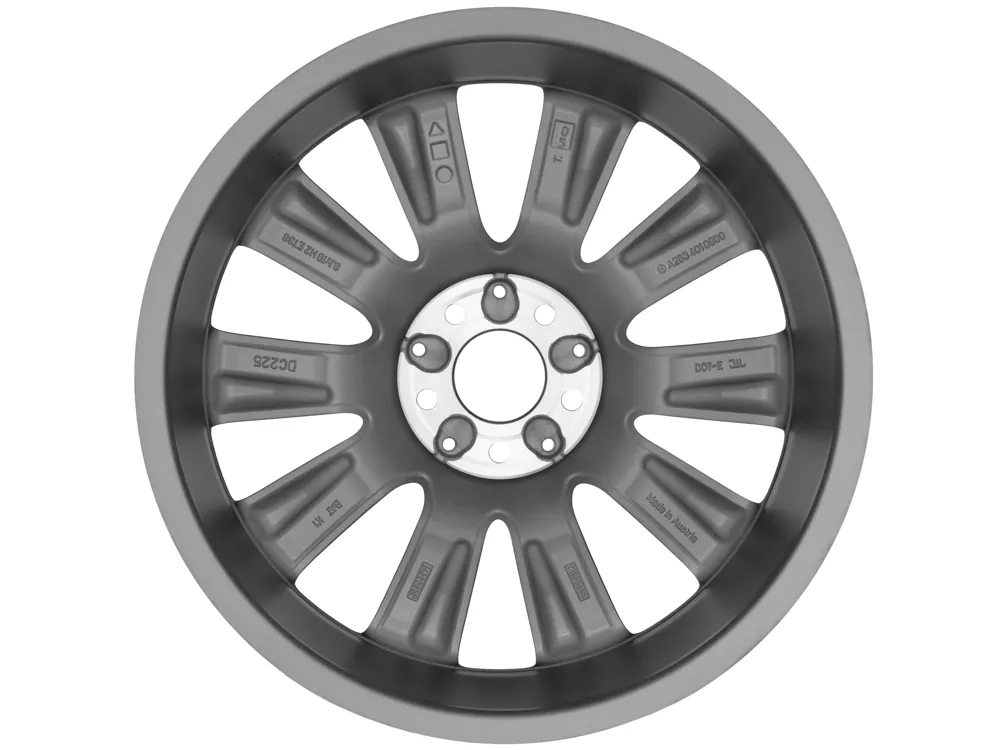 Колёсный диск 10 спиц 19" 8J x 19 ET38 серый Himalaya матовый Mercedes-Benz A25340109007X68
