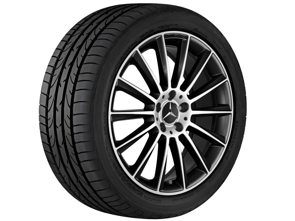 Колёсный диск AMG многоспицевый 20" 8,5J x 20 ET40 чёрный с проточкой Mercedes-Benz A25340119007X23