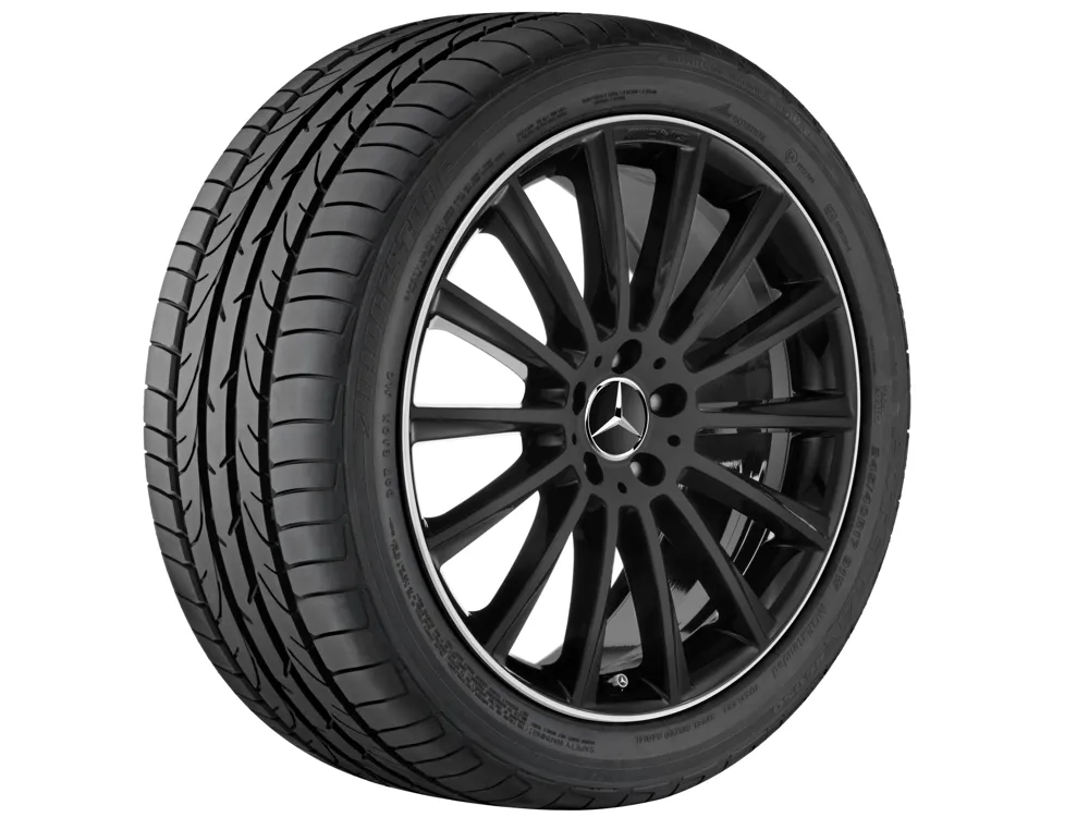 Колёсный диск AMG многоспицевый 20" 8J x 20 ET33 чёрный Mercedes-Benz A25740119007X72
