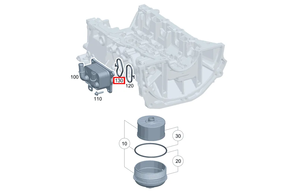 Профильный уплотнитель E W211, CLA W118, C W205 Mercedes-Benz A2829970045