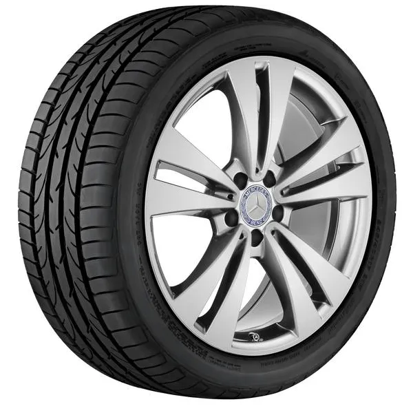Колёсный диск 5 двойных спиц 21" 10J x 21 ET52 ванадиевое серебро Mercedes-Benz A29240110007X45