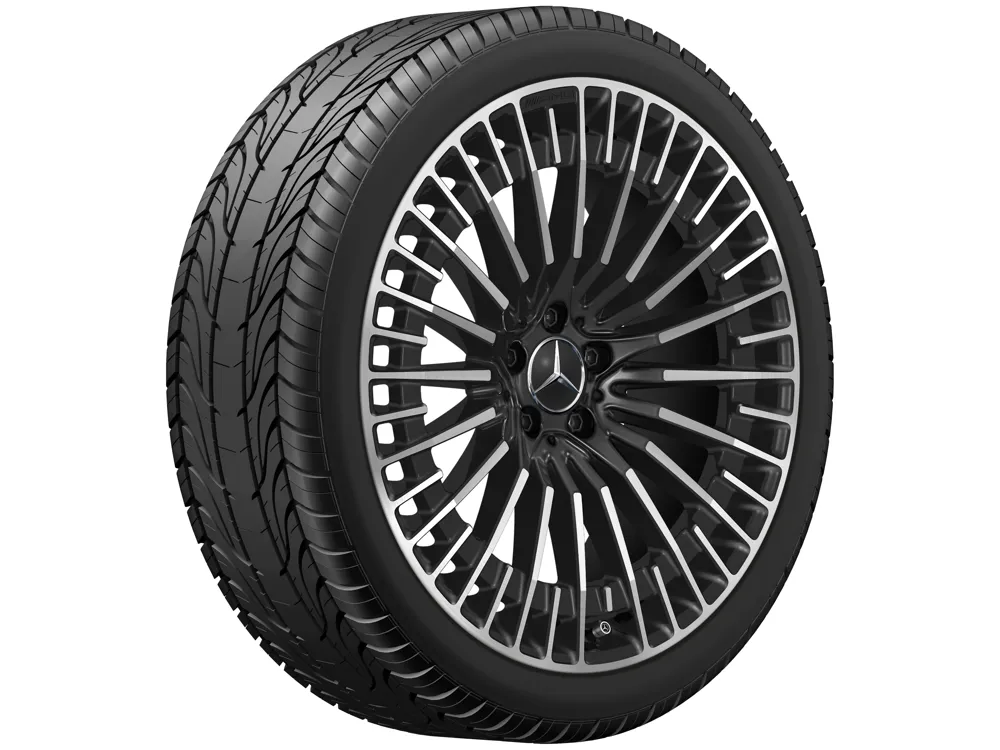 Колёсный диск AMG многоспицевый 21 дюйм 9J x 21 ET31 чёрный Mercedes-Benz A29340111007X23