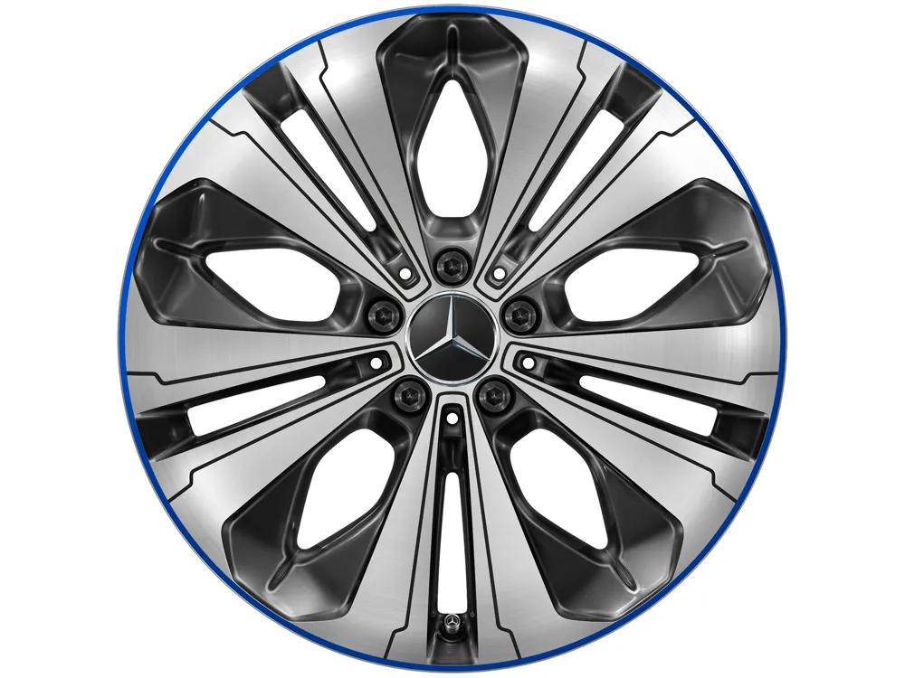 Колёсный диск Aero 5 двойных спиц 19" 7,5J x 19 ET32 чёрный Mercedes-Benz A29340113005X32
