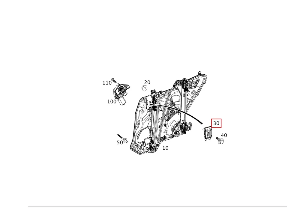 Усилительный уголок для EQE, Mercedes-AMG EQE 43 4MATIC Mercedes-Benz A2947323800