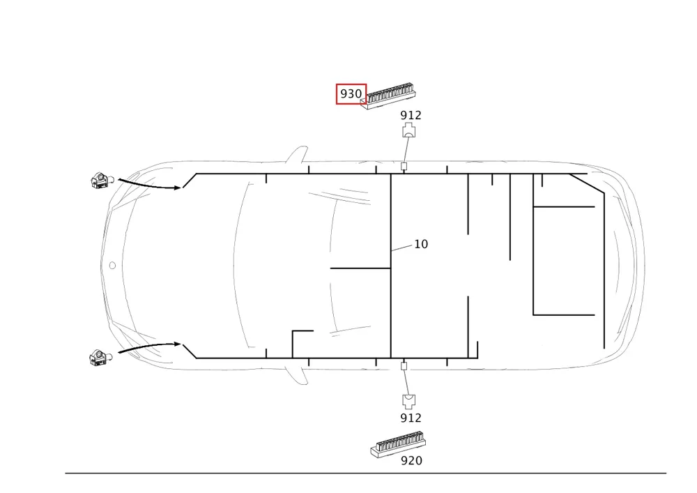 Электрический жгут проводов для EQE 350, EQE 500 4MATIC и Mercedes-AMG EQE 43 4MATIC Mercedes-Benz A2955405412
