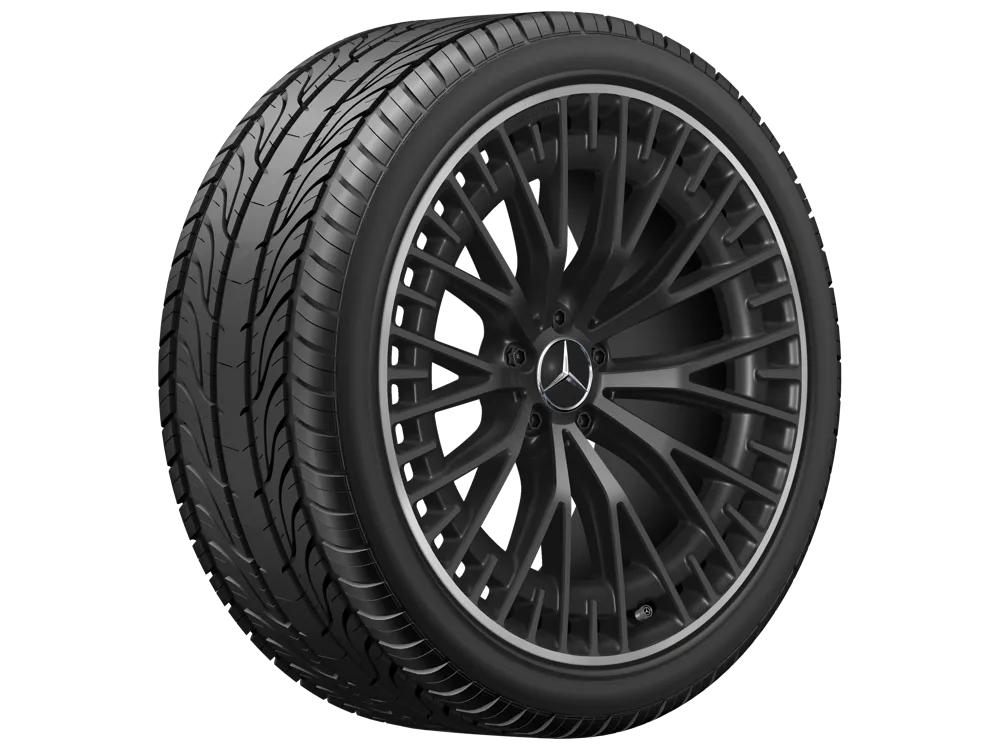 Колёсный диск AMG многоспицевый 21" 10J x 21 ET47 чёрный матовый Mercedes-Benz A29740129007X71