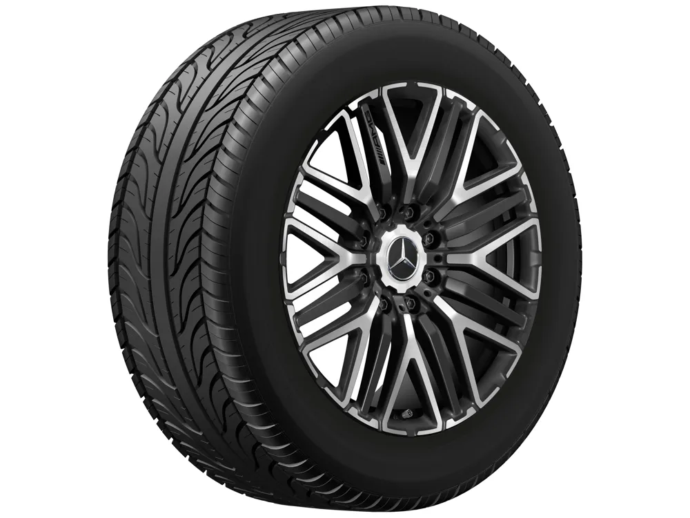 Кованый диск AMG 22" 9,5J x 22 ET60 чёрный матовый с проточкой Mercedes-Benz A46340140007X36