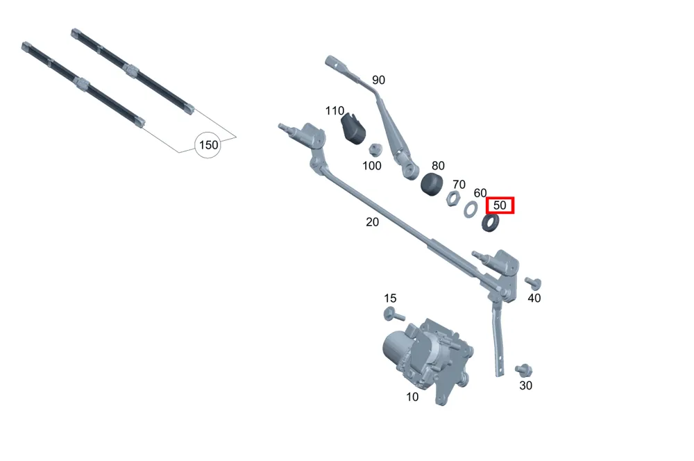 Фланцевая прокладка Mercedes-Benz A463832210064